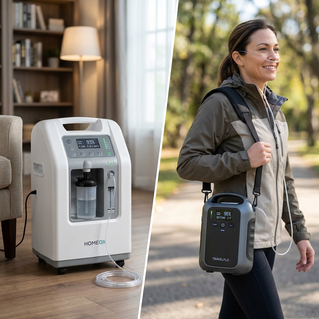 Types of Oxygen Concentrators: Portable vs. 5-Liter Home Models Explained